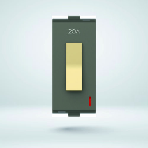 20A 1 Way Switch With Ind LED Kenzo