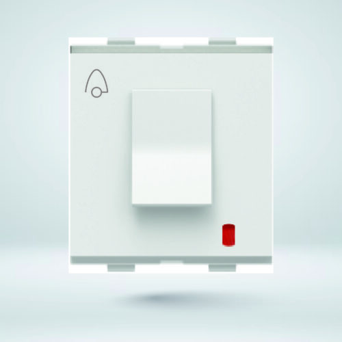 2M 10AX Bell Push Switch With Indicator