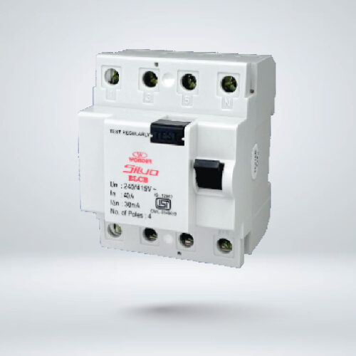 Four Pole RCCB Leaker Circuit Breaker ELCB