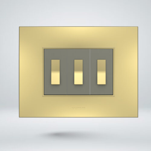 Metallic Gold Plate Without Stamping